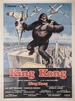 1976 King Kong Movie Poster - Italian Version